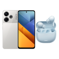 POCO M6 8GB+256GB & REDMI Buds 6 Lite Blue