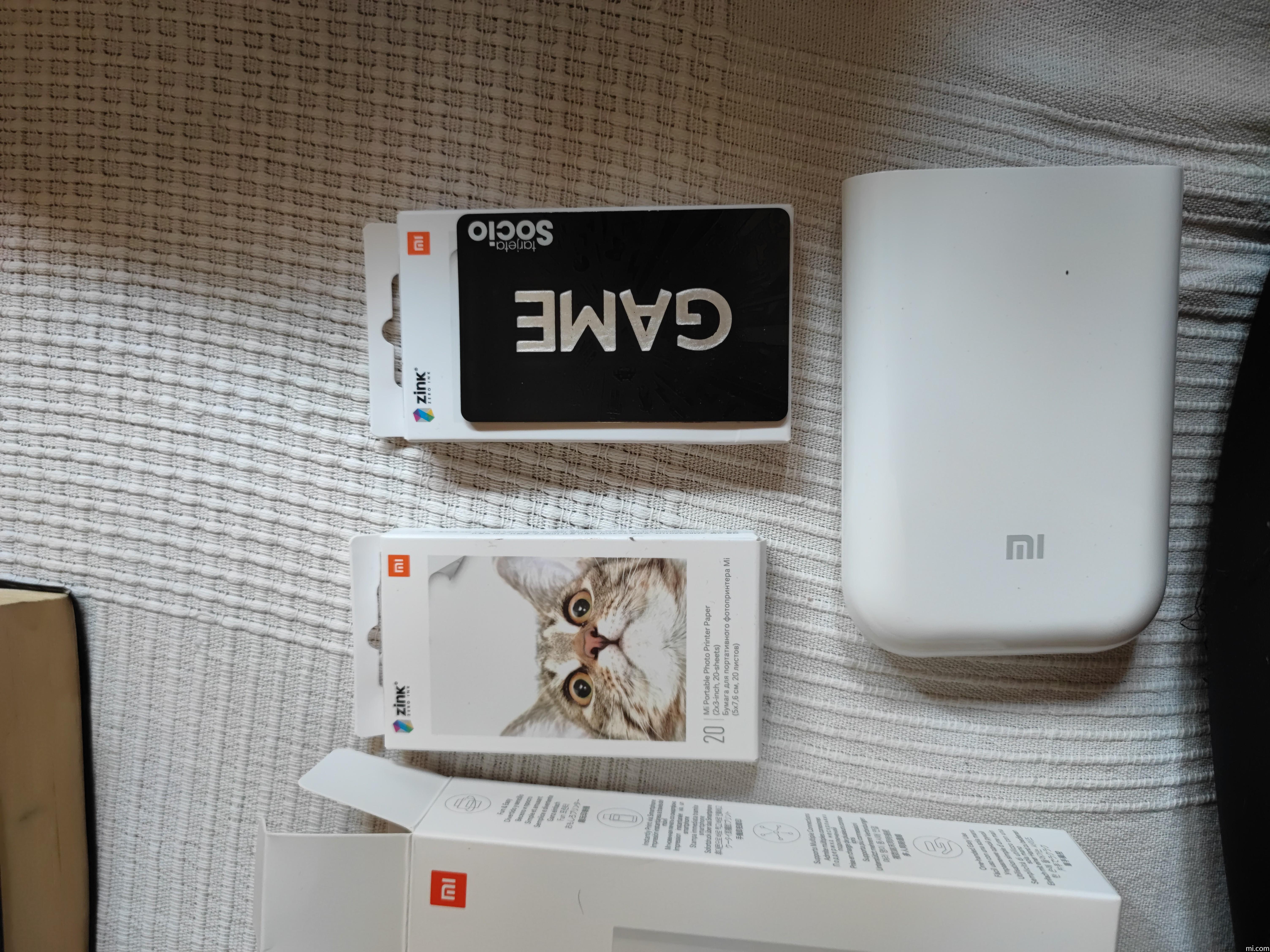 Xiaomi Mi Portable Photo Printer Paper, Papel para Impresora portátil, 20  Hojas, 50 x 76 mm, Versión Italiana : : Oficina y papelería