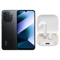 POCO C85 8GB+256GB & REDMI Buds 6 Active White