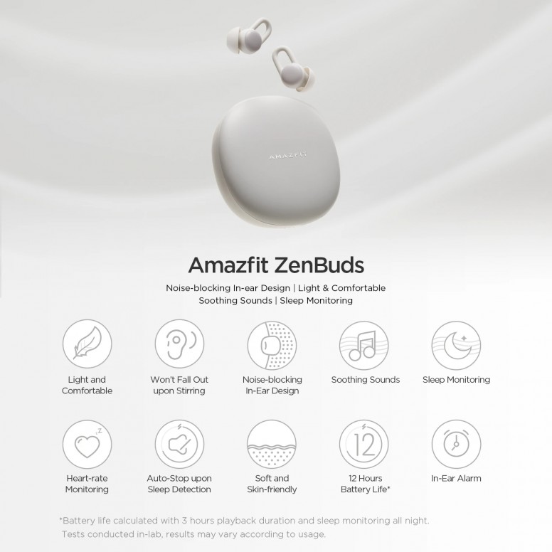 [Unbox] Amazfit ZenBuds, Quand t'as quelqu'un à côté qui ronfle
