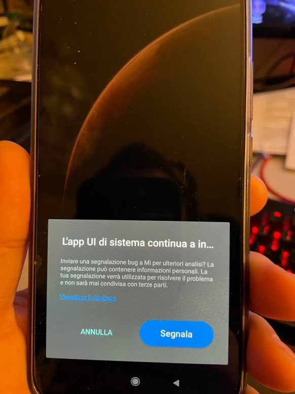 l'app ui di sistema continua ad interrompersi Mi Series Xiaomi