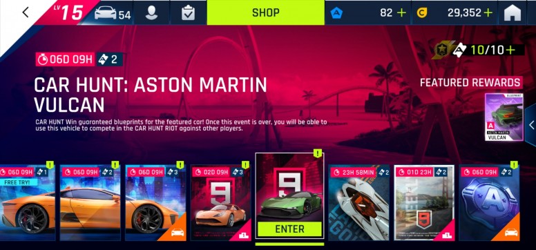 asphalt 8 vulcan
