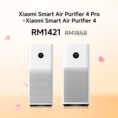 Air Purifier 4 + Air Purifier 4 pro Bundle