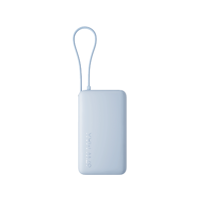 Xiaomi 67W Power Bank 10000 (Integrated Cable)  アイスブルー 10000mAh