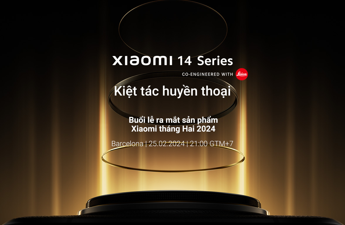 Sự kiện ra mắt tháng 2/2024 của Xiaomi