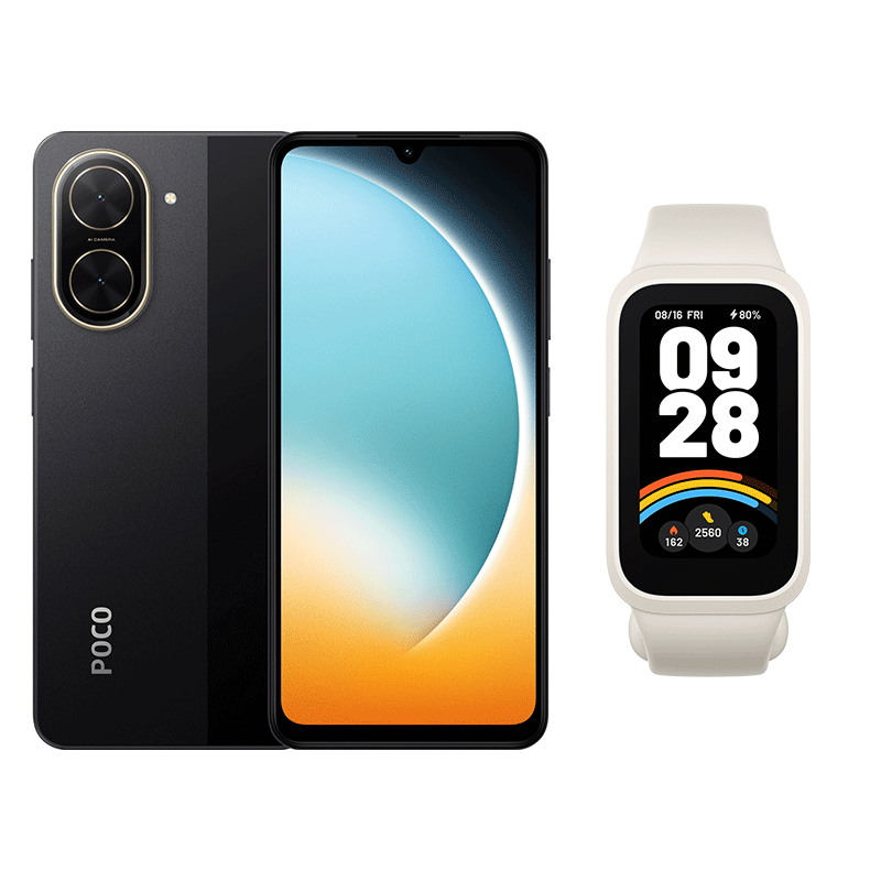 POCO C71 4 GB + 128 GB & Xiaomi Smart Band 9 Active