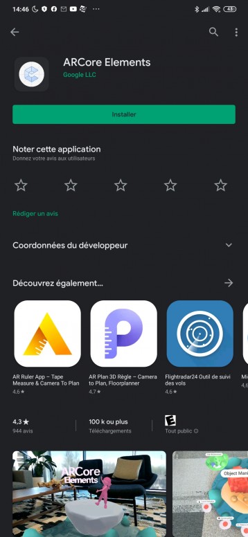 Screenshot_2020-04-04-14-46-05-984_com.android.vending.jpg ARCore : Google élargit la liste de smartphones compatibles