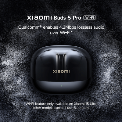 Xiaomi Buds 5 Pro Translucent Black (Wi-Fi)
