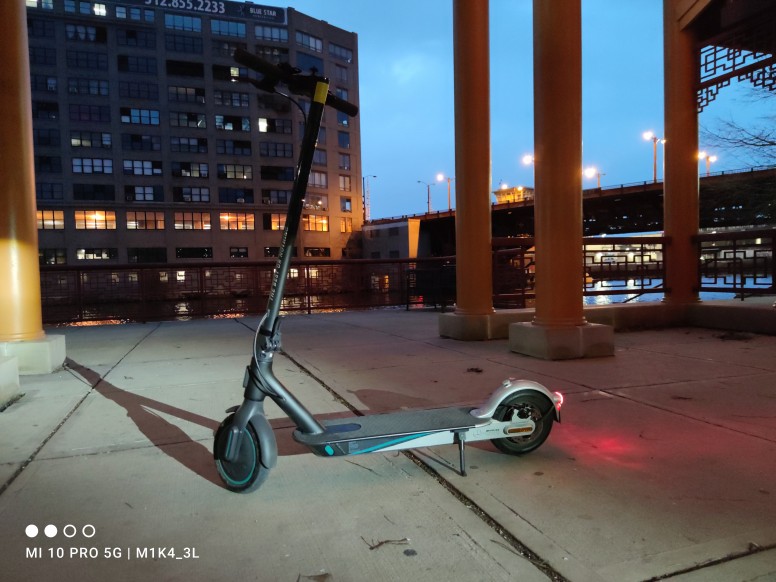 Playing around with the #MiElectricScooterPro2 Mercedes-AMG Petronas F1 Edition