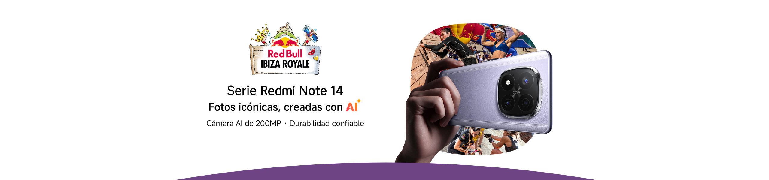 Serie Redmi Note 14 x Red Bull Ibiza Royale