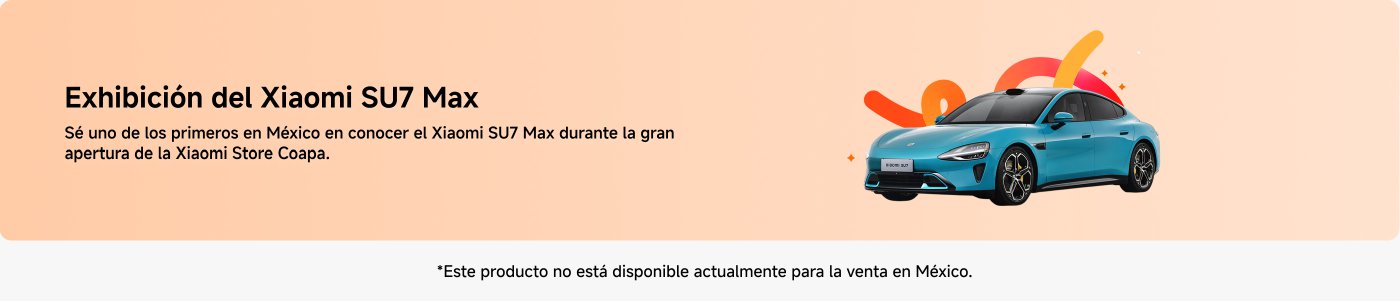 Exhibición del Xiaomi SU7 Max en la apertura de la Xiaomi Store Coapa. Sé uno de los primeros en conocer el Xiaomi SU7 Max en México. Este producto no está disponible actualmente para la venta en México.