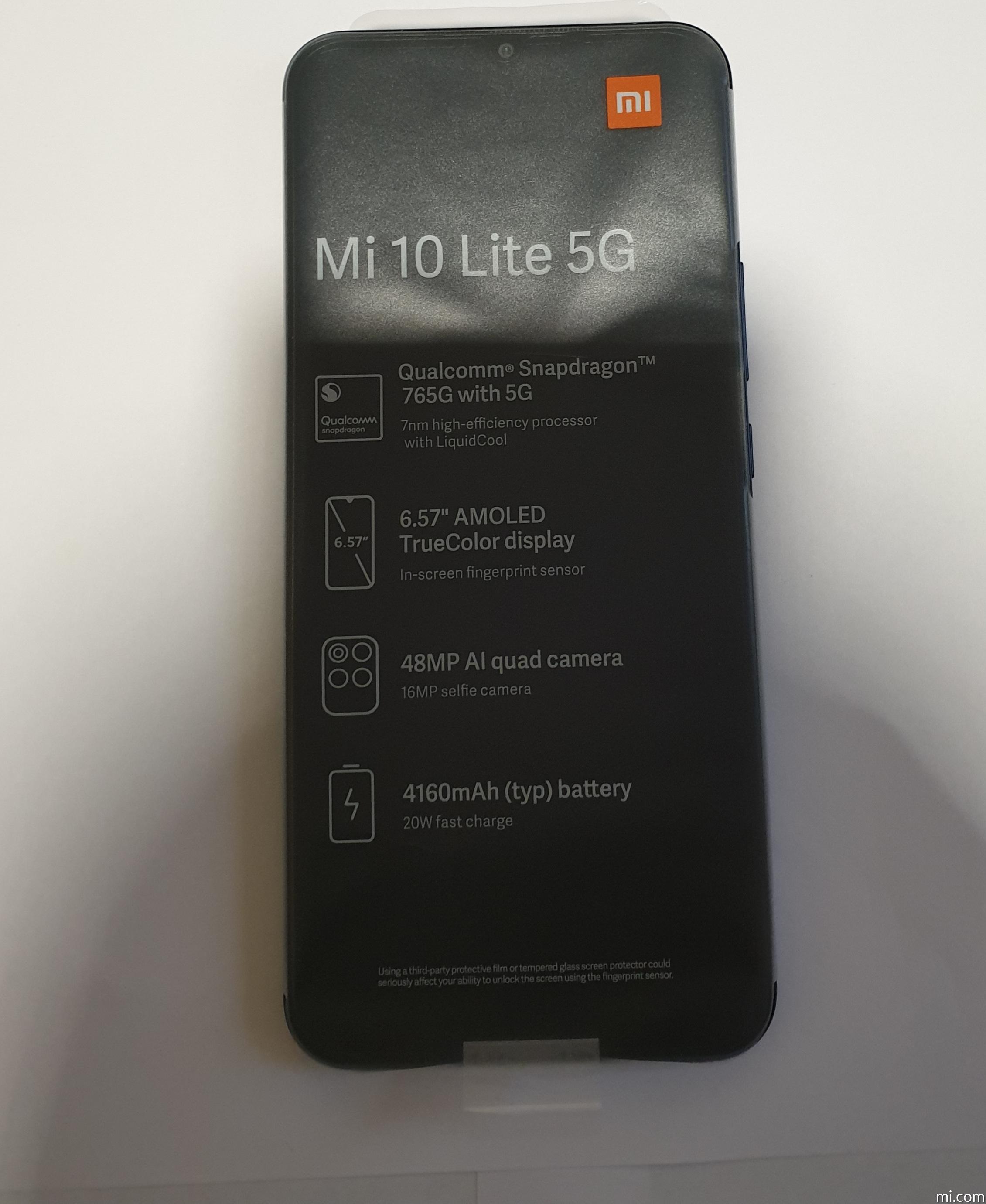 Xiaomi Mi 10 Lite 5G 256GB/8GB Unlocked 48MP Dual SIM Global Version New  Sealed