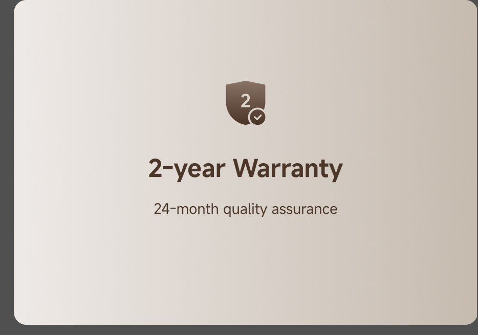 Free screen repair  
*One-time (1) free screen replacement or repair service within 6 months