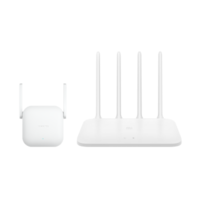 Mi Router 4A+Xiaomi WiFi Range Extender N300