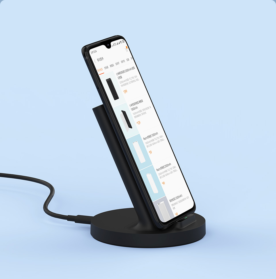 Xiaomi Cargador Mi 20W Wireless Charging Stand : : Electrónicos