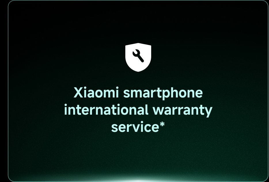 Xiaomi smartphone international warranty service.