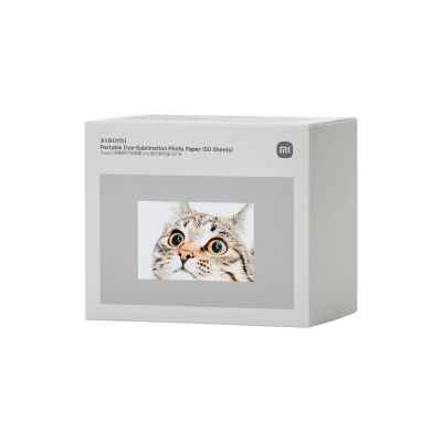 Xiaomi Portable Dye-Sublimation Photo Paper (50 Sheets)