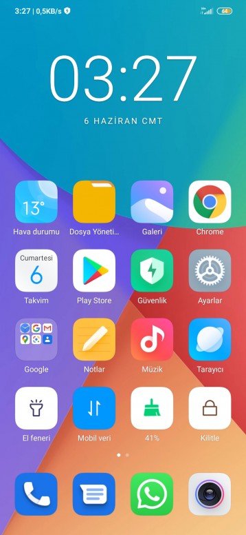 ana ekran saat gorunumu redmi note 8 pro mi community xiaomi