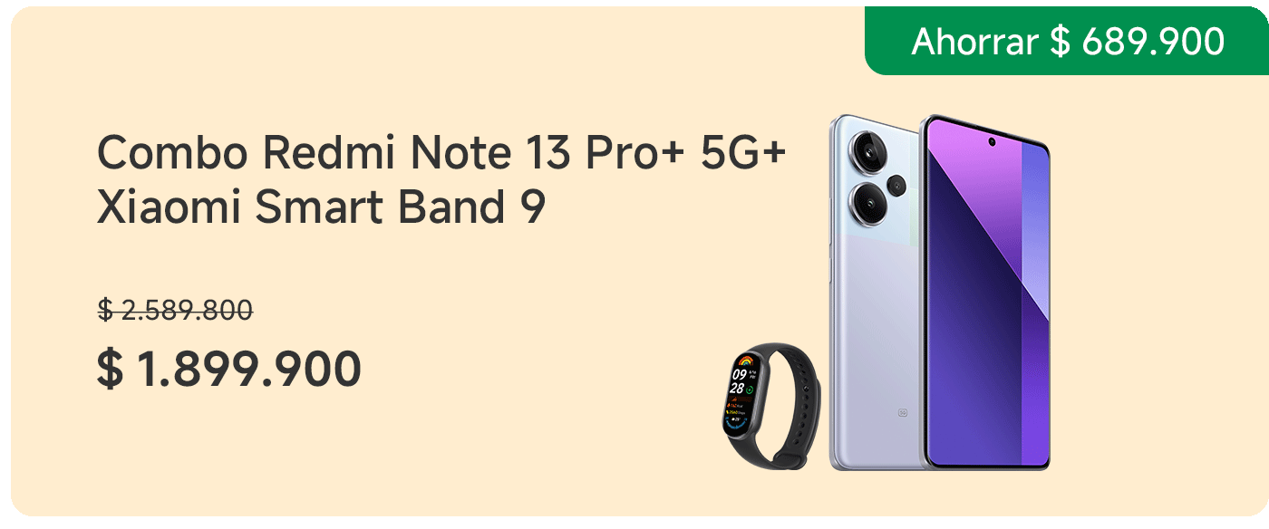  Redmi Note 13 Pro+ 5G+Xiaomi Smart Band 9