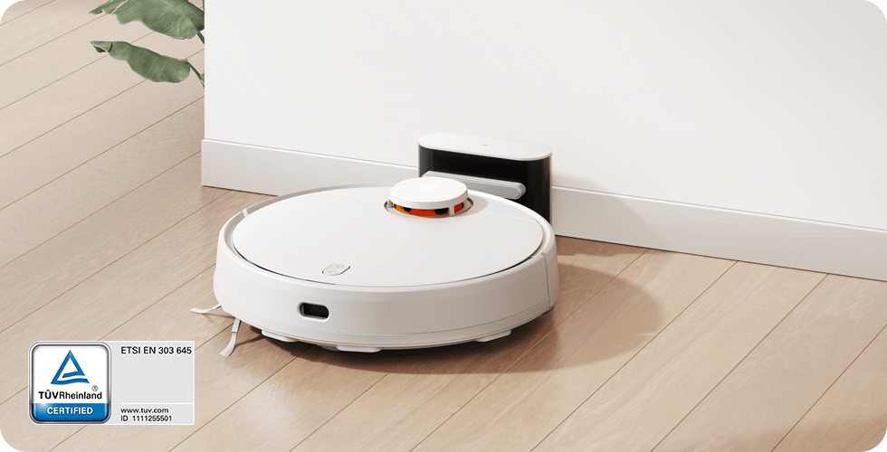 Xiaomi S10+ robot vacuum cleaner, Wi-Fi, 45W, 4800mAh, suction & washing,  White