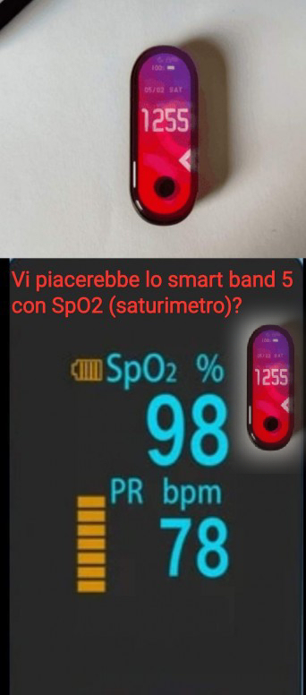 Vi piacere il Mi Smart band 5 con la funzione SpO2 ( saturimetro) ? - Mi  Band - Xiaomi Community - Xiaomi
