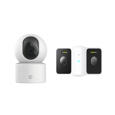 Xiaomi 智慧攝影機 C201 + Xiaomi 室外攝影機 CW100 雙攝版