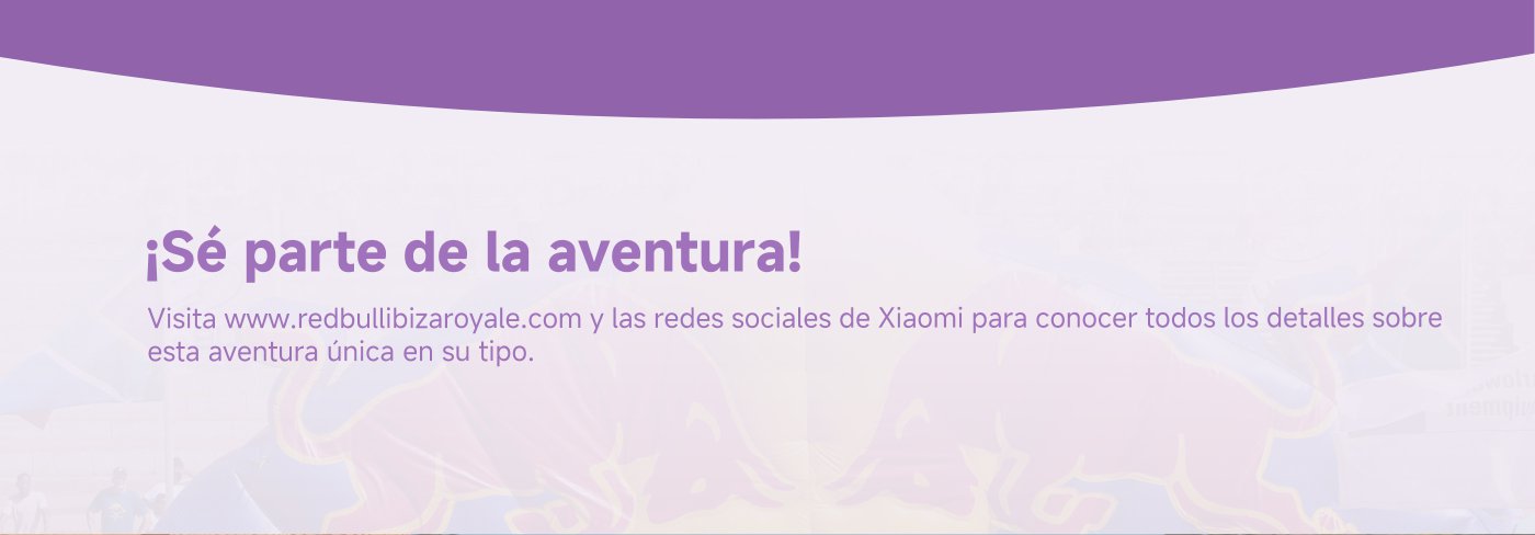 Serie Redmi Note 14 x Red Bull Ibiza Royale