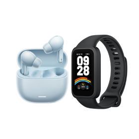 (Paket) Xiaomi Smart Band 9 Active+Redmi Buds 6 Lite