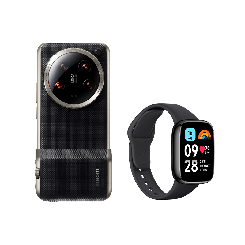 Xiaomi 14 Ultra 專業攝影套裝+Redmi Watch 3 Active 組合贈品