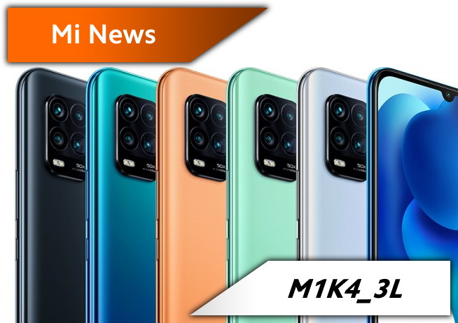 Le Mi 10 Youth sous le drapeau Mi 10 Lite Zoom Edition pour l'international