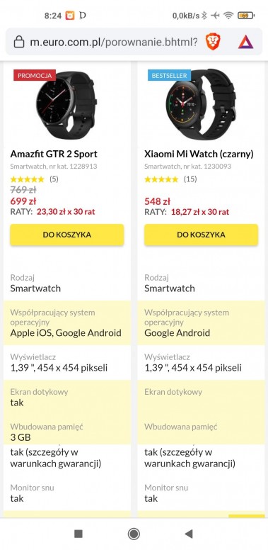 Mi Watch Vs Amazfit Gtr 2 Sport Mi Watch Mi Community Xiaomi