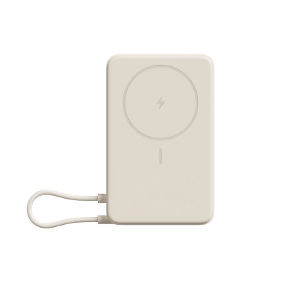 Xiaomi Magnetic Power Bank 10000 with Built-in Stand Бежевый 10000mAh