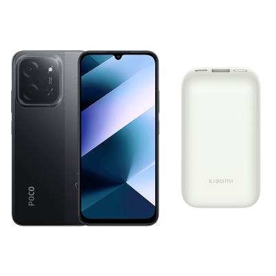 POCO C85 6 GB + 128 GB & Xiaomi 33W Power Bank 10000 Pocket Edition Pro