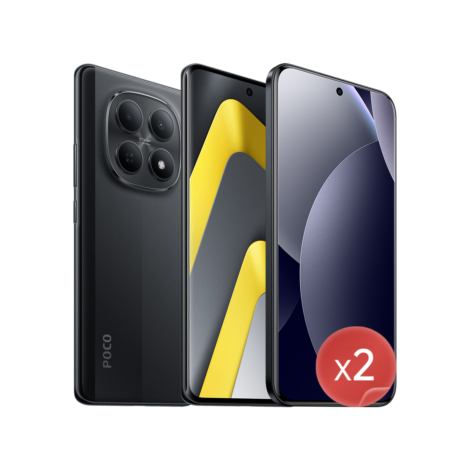 Xiaomi POCO M8 Pro 5G Black (8G+256G)/REDMI Note 15 Pro+ 5G Black (8G+256G)*2