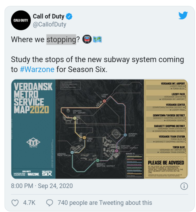 Call Of Duty Train Station Map Call Of Duty: Warzone Reveals New Subway System Coming In Season 6 - Tech -  Xiaomi Community - Xiaomi