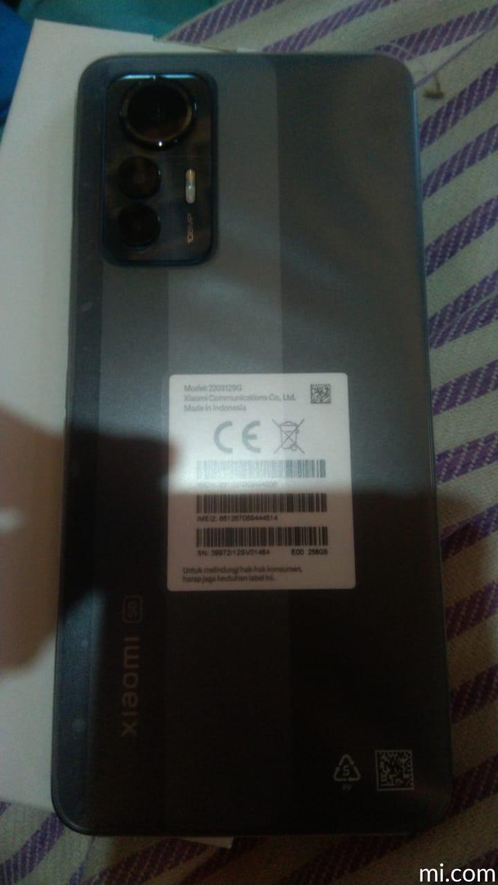 Xiaomi 12 Lite 5G 8GB/128GB Dual Sim Black