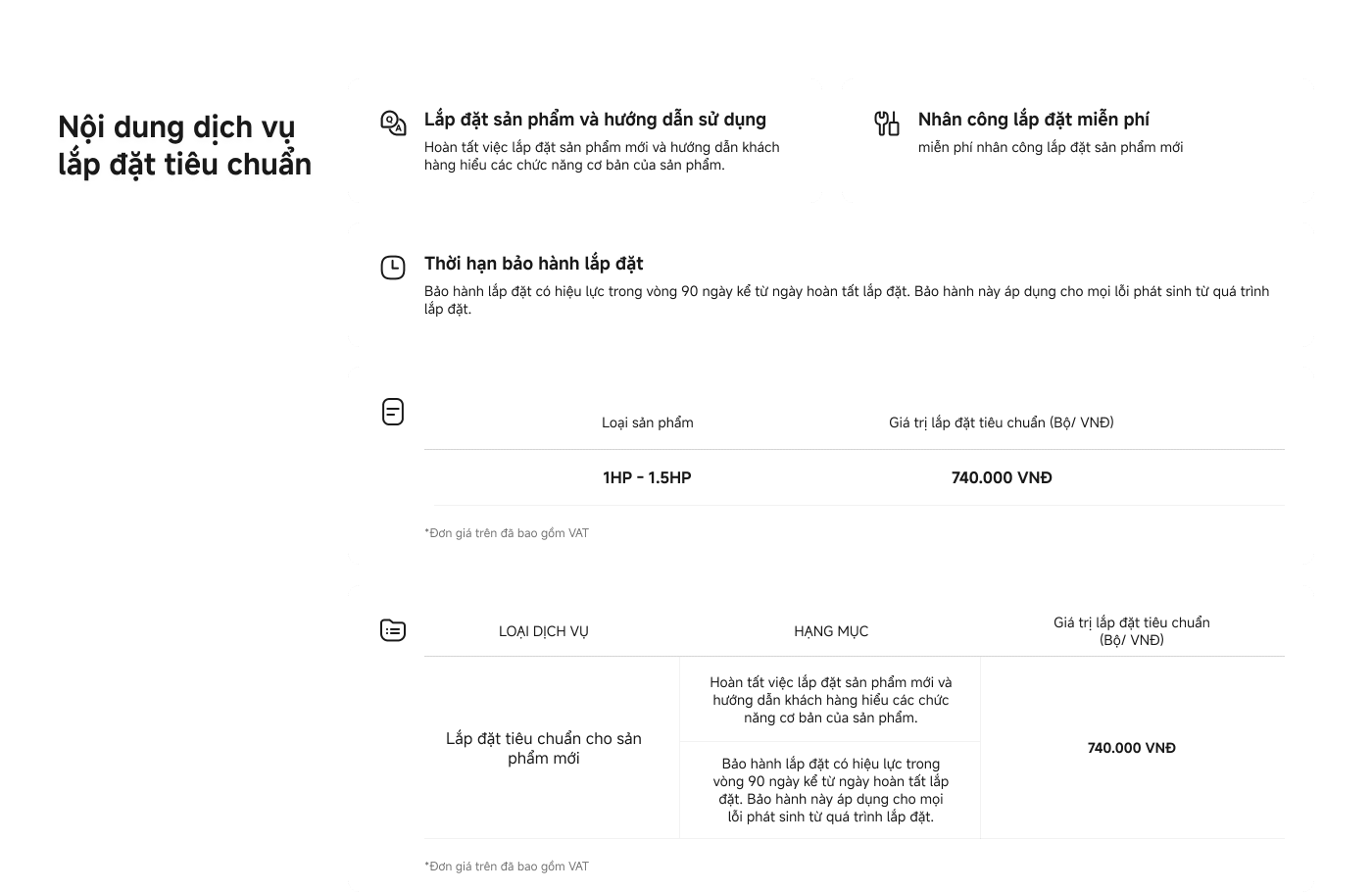 Hướng dẫn lắp đặt điều hòa MIJIA cung cấp các yêu cầu về khoảng cách khi lắp đặt điều hòa, bao gồm khoảng cách từ tường, trần và sàn đến điều hòa, đảm bảo hiệu suất làm mát hiệu quả. Bảng dưới đây so sánh diện tích phòng phù hợp với các loại điều hòa có công suất khác nhau, giúp tránh ảnh hưởng đến hiệu quả làm mát.