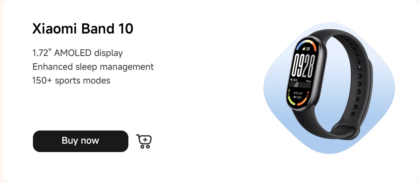 ساعة Xiaomi الذكية 8، تتميز بإطار معدني ووضع تشغيل جديد. انقر على "اشترِ الآن" للحصول على مزيد من المعلومات.