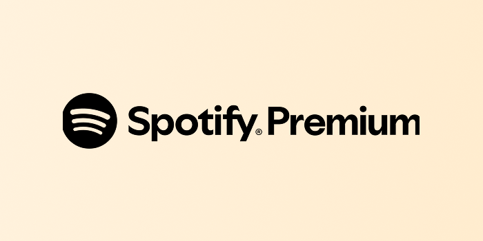 Spotify Premium 標誌，背景為淺色，呈現簡潔的設計。
