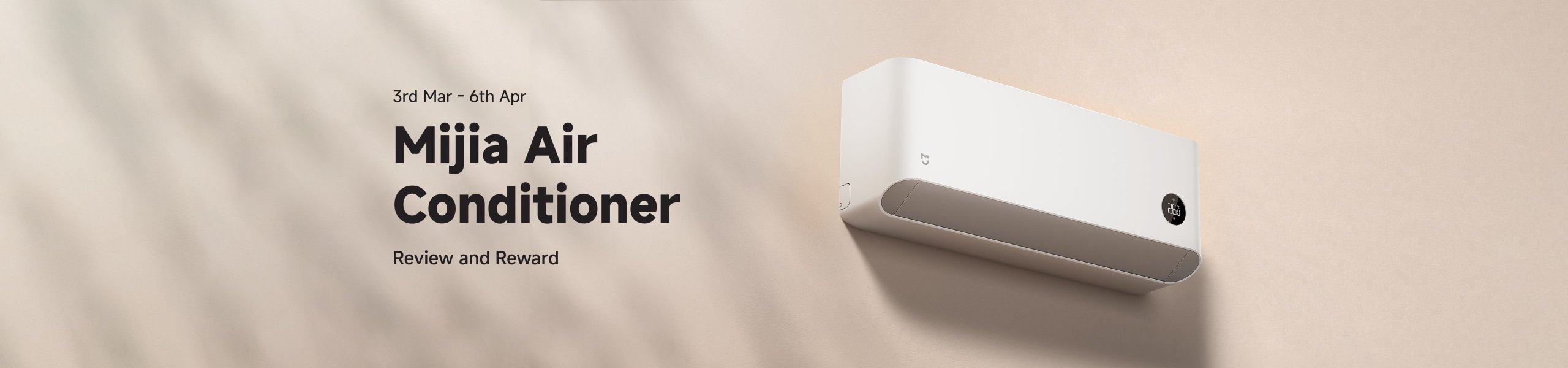 Mijia Air Conditioner Promotion and Reward