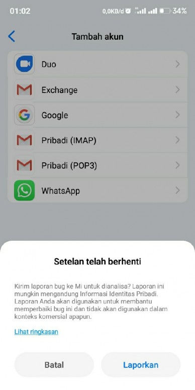 Kenapa Ya Setiap Masukan Akun Google Muncul Bug Itu Terus Mohon Bantuannya Redmi 5 Mi Community Xiaomi
