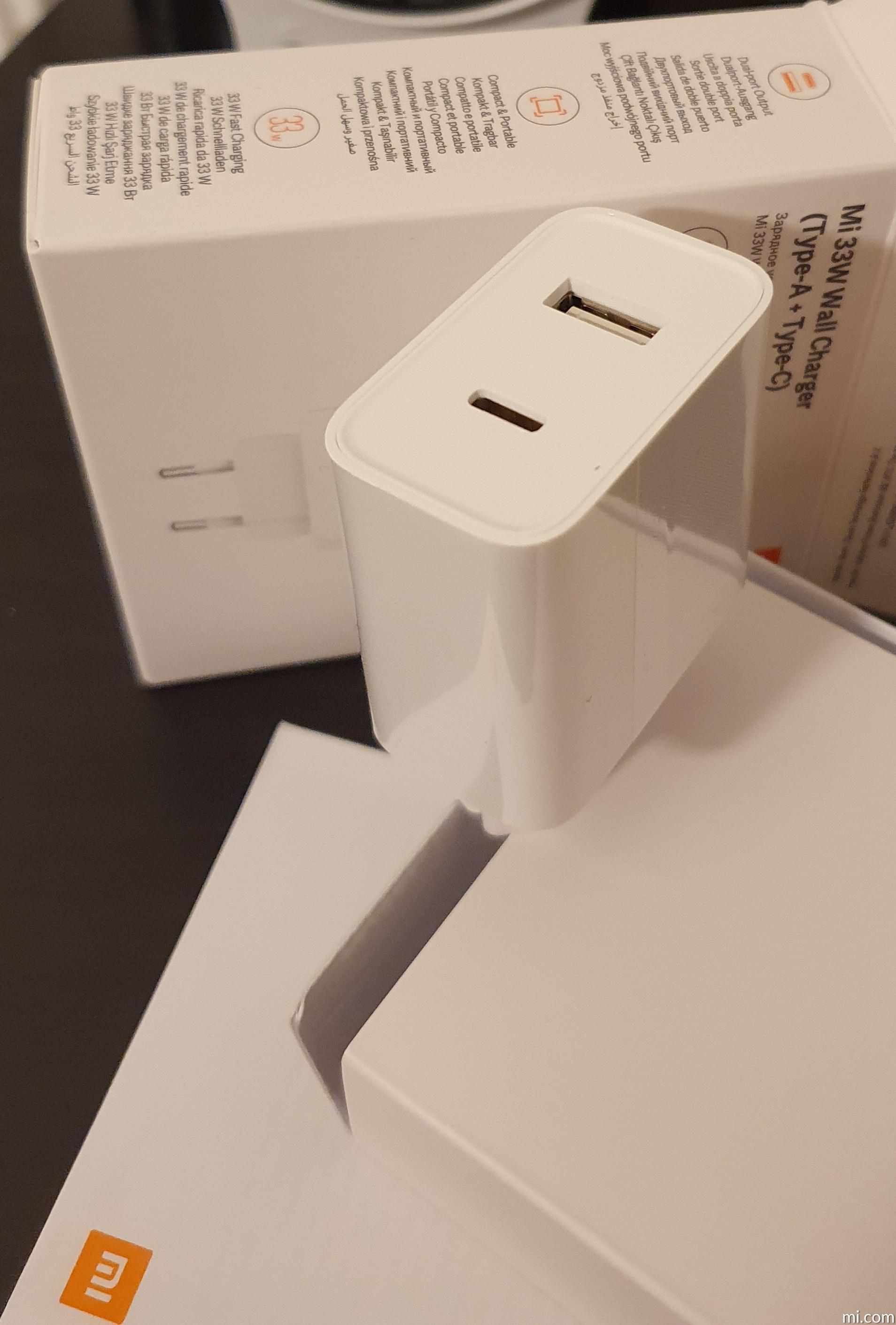 Xiaomi Charging Combo 33w Chargeur Rapide Usb-a + Câble De Données Usb-c  Blanc Mdy-11 à Prix Carrefour