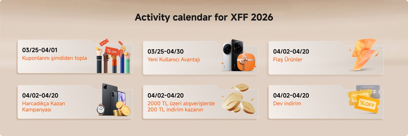 Etkinlik programı üç ana aşamayı göstermektedir:

1. **Festival Başlangıcı**: 03:25'ten 04:01'e kadar.
2. **mi.com'a Özel Avantajlar**: 04:02'den 04:20 ve 19:00'a kadar.
3. **Son Çağrı**: 04:21'den 04:30'a kadar, hediye simgesiyle birlikte.