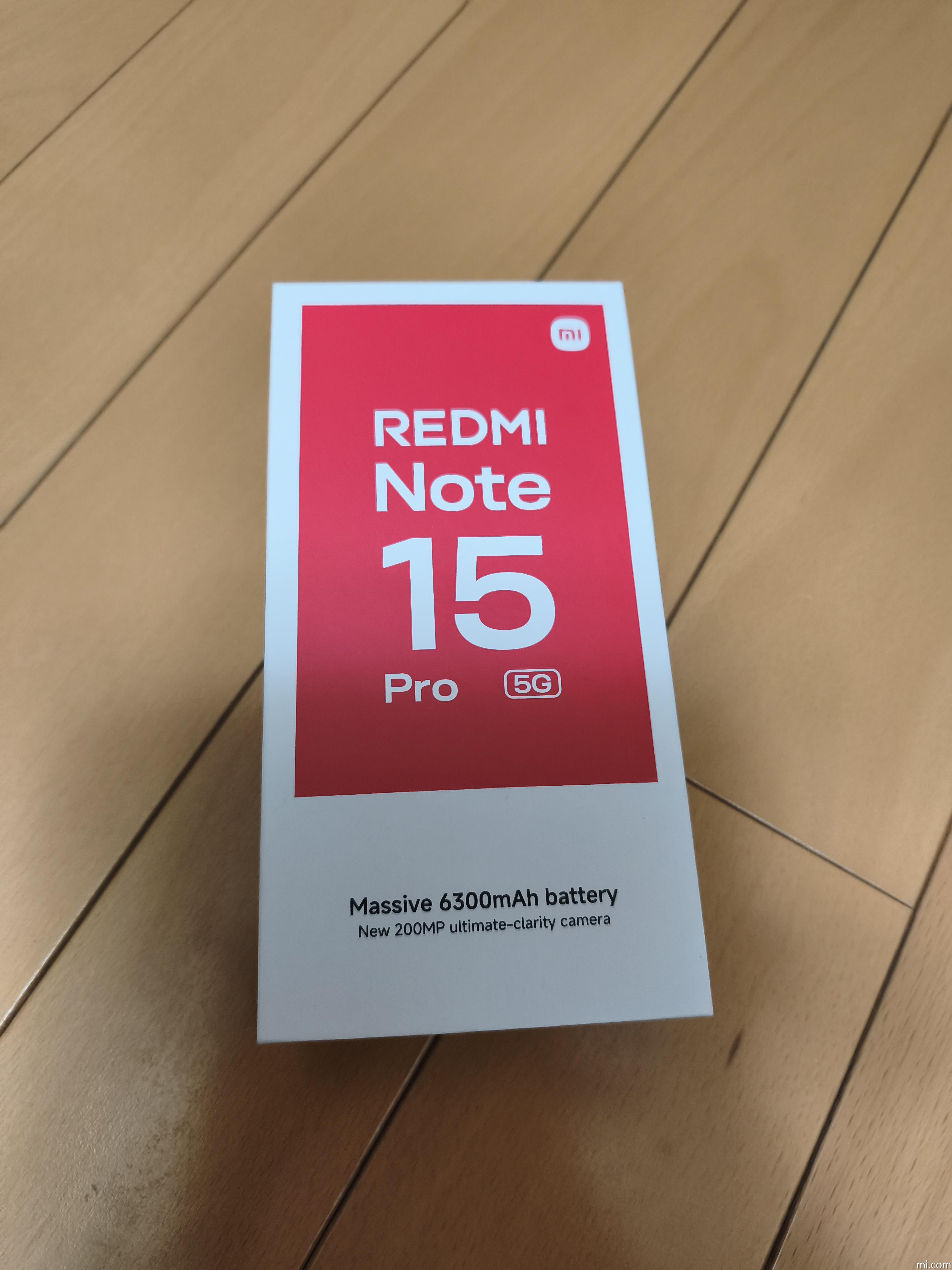 Xiaomi MZB0KH2JP REDMI 15 5G 6.9インチ FHD+ディスプレイ RAM 4GB 