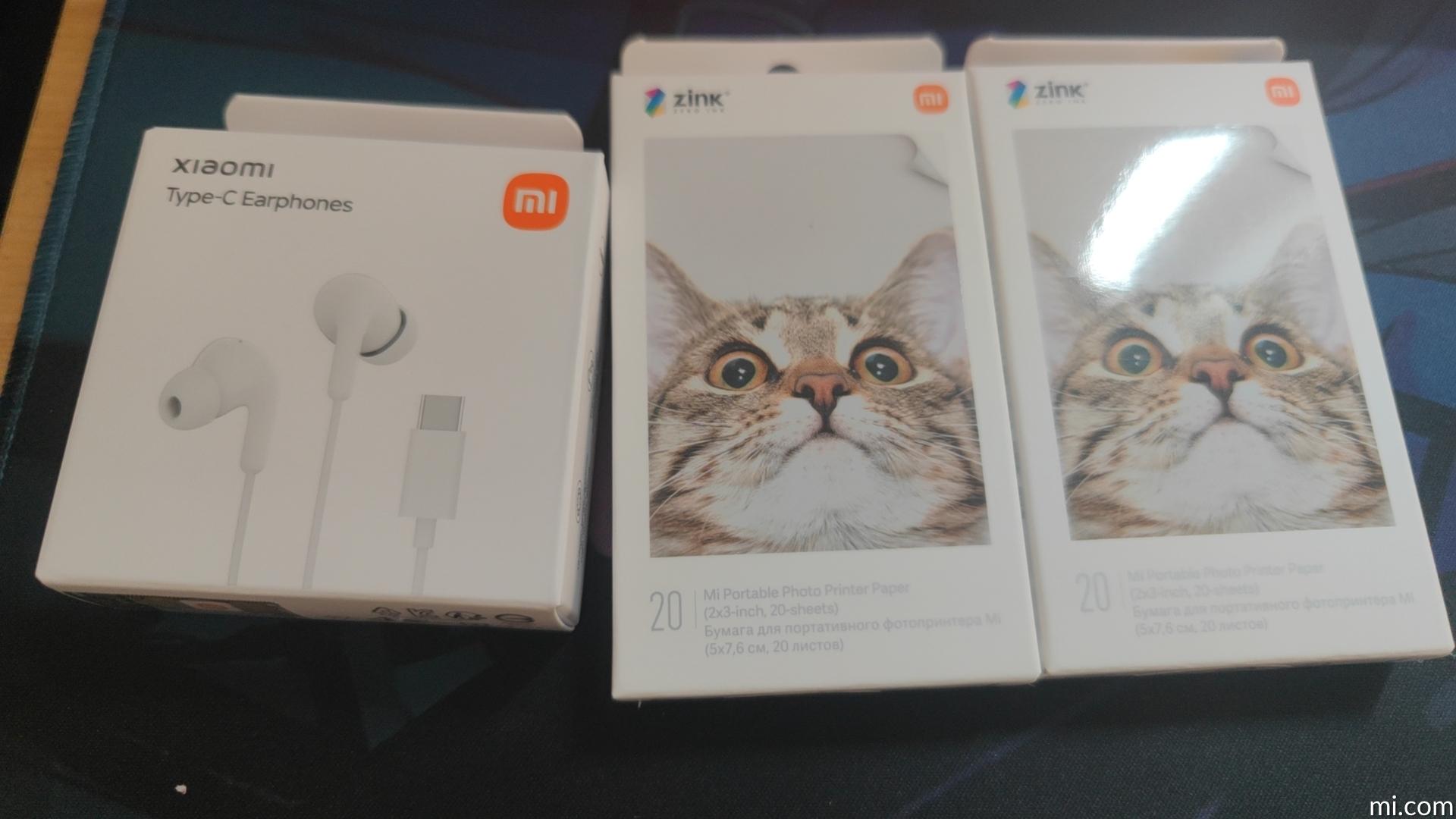 Xiaomiポータブルフォトプリンター 1S 専用フィルムセット Xiaomiポータブルフォトプリンター 1S 専用フィルムセット