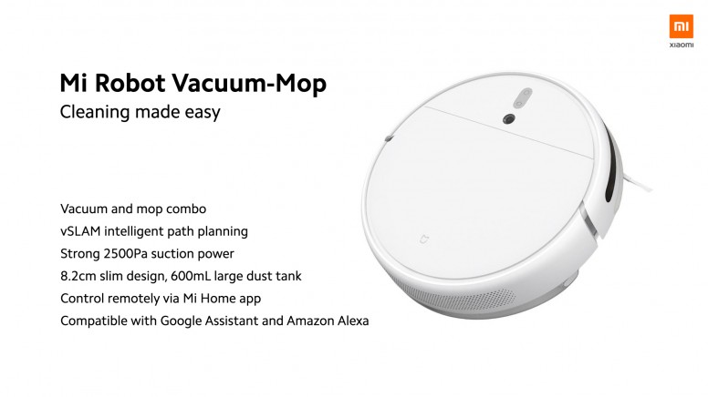 Robot vacuum mop 2 характеристики