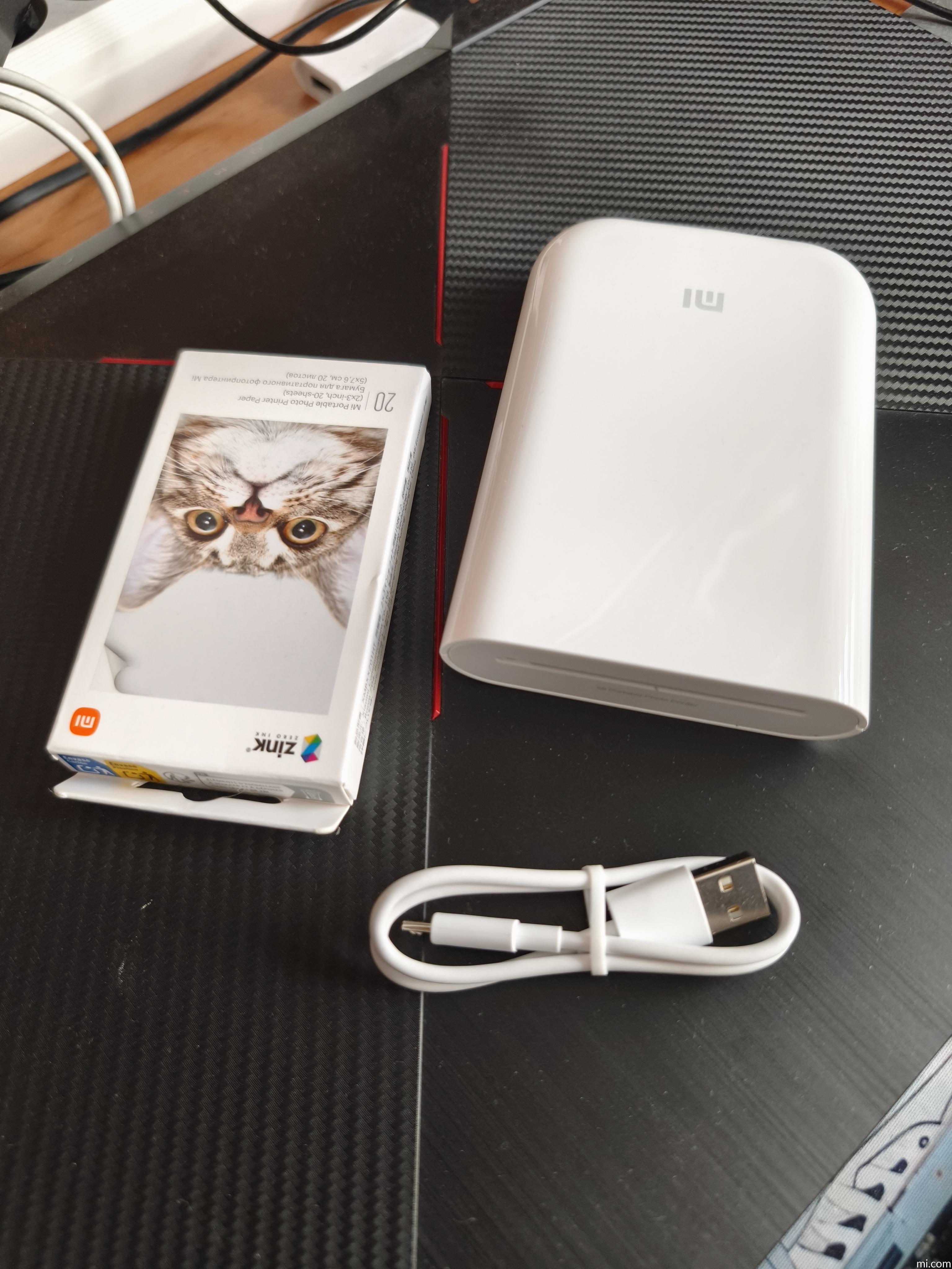 Xiaomi Mi Pocket Photo Printer 本体 専用紙付 Mi Portable Photo Printer | Xiaomi Türkiye | Tüm Teknik Özellikler