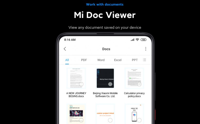 mi presentation viewer