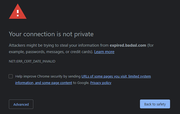 9 Fixes For The Your Connection Is Not Private Error In Chrome Chat Mi Community Xiaomi