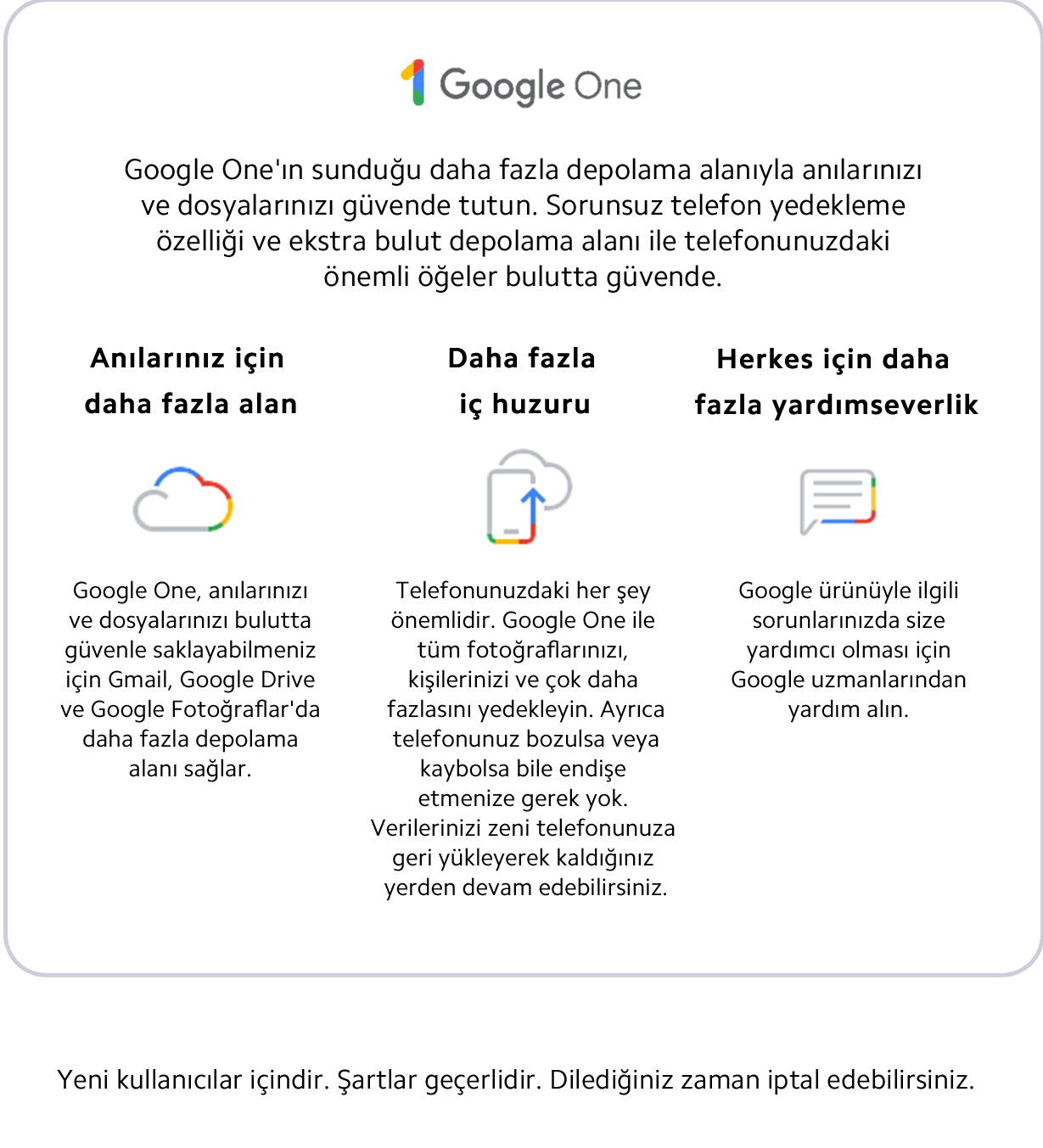 CENTRO DE AYUDA DE GOOGLE ONE intelligence overview